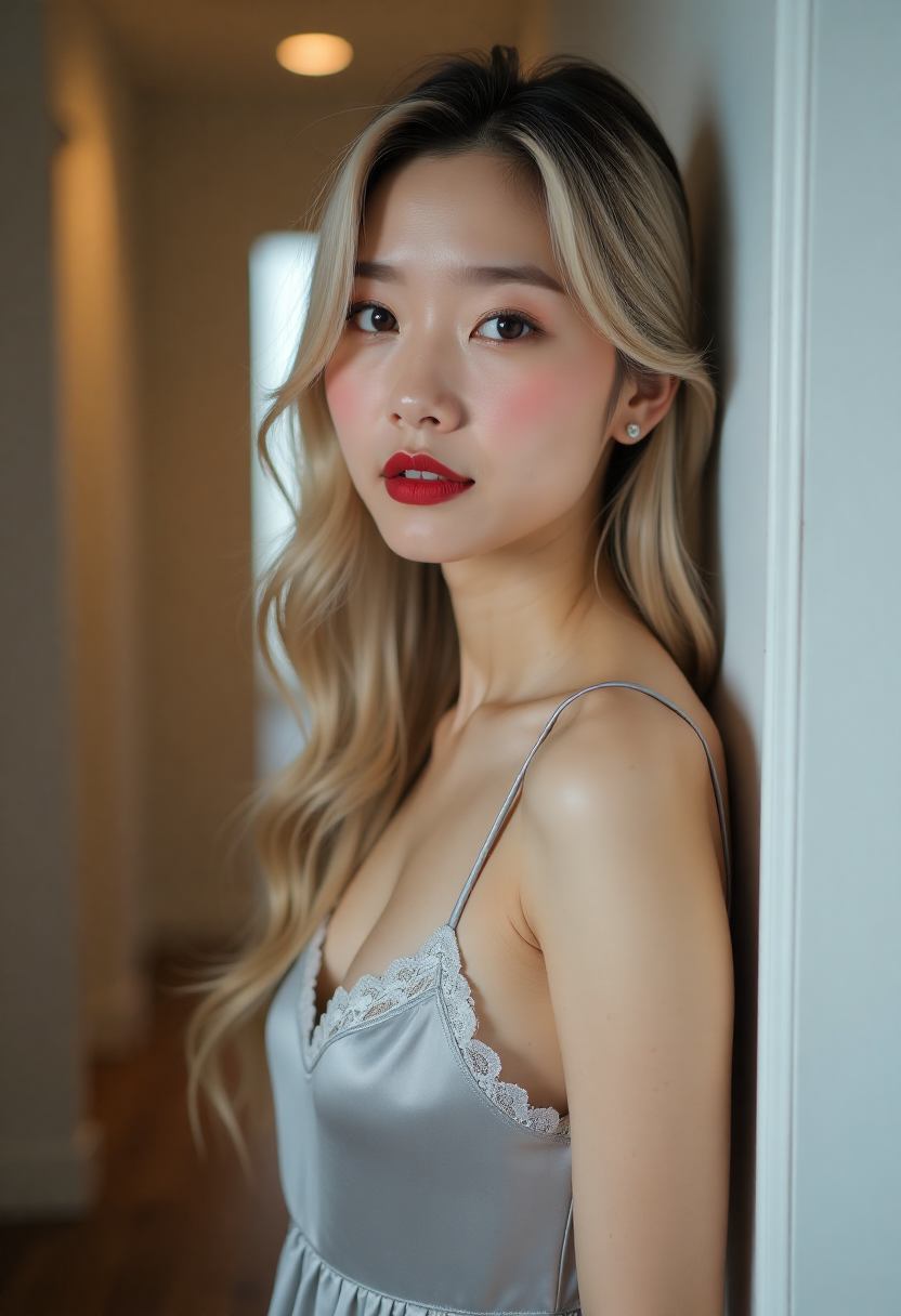 电视机前的一家人